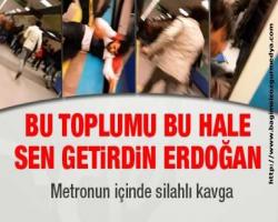 Bu toplumu bu hale sen getirdin P..K olan Erdoğan