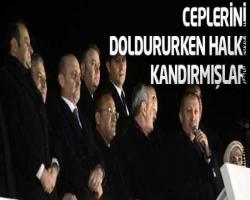 Ceplerini doldururken halkı kandırmışlar