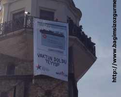 MARMARAY'IN AÇILIŞINDA KIZ KULESİ İŞGAL EDİLDİ!
