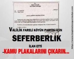 Seferberlik başladı...