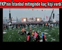 Fareli Köylü Partinin İstanbul mitinginde kaç kişi vardı?