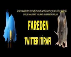 Fareden Twitter itirafı