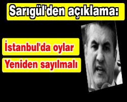 Yeniden sayılmalı...