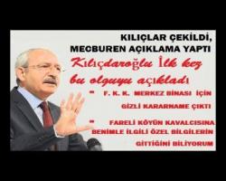 KILIÇLAR ÇEKİLDİ, MECBUREN AÇIKLAMA YAPTI