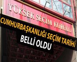 Cumhurbaşkanlığı seçim tarihlerini açıklandı