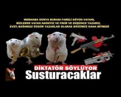 Kendisi ne zaman susacak veya susturulacak; Diktatör: Susturacaklar