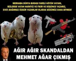 AĞIR AĞIR SKANDALDAN  MEHMET AĞAR ÇIKMIŞ