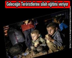 Geleceğin Teröristlerine silah eğitimi veriyor.....