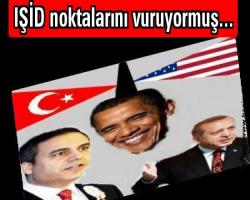 IŞİD noktalarını vuruyormuş...