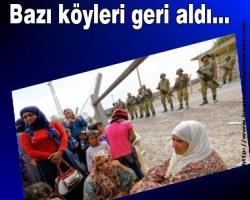 Bazı köyleri geri aldı...