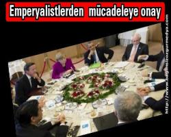 Emperyalistlerden  mücadeleye onay 