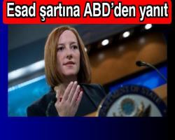 Esad şartına ABD’den yanıt