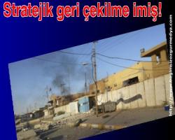 Stratejik geri çekilme imiş...