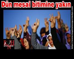 Dün mesai bitimine yakın gelen haber: Kobani'ye Peşmerge Sevki Askıda