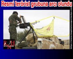 Resmi terörist grubuna arcı olundu...