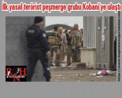 İlk yasal terörist peşmerge grubu Kobani’ye ulaştı