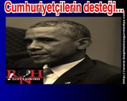 Cumhuriyetçilerin desteği... 