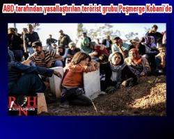 ABD tarafından yasallaştırılan terörist grubu Peşmerge Kobani’de 