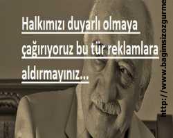 Halifenin Karizması çizildi; Ajan topluluğu, Gülen cemaati: Parti kurmayacağız, reklamı veriyor