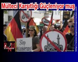 Kendi politik yapıları altında oluşan olgu nedeni ile Almanya'da Mülteci Karşıtlığı Güçleniyor muş..