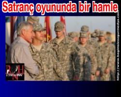 Satranç oyununda bir hamle... 