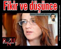 Fikir ve düşünce; fikir ve düşünce ile yok edilir,şimdiki zamandaki işte deme senaryosundaki Kıbrıs.