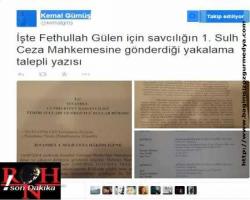 İşte Fethullah Gülen için savcılığın yakalama talep yazısı 