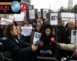 Havalimanı çalışanları Özgecan için eylemdeydi