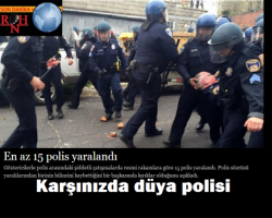 Dünya polisi , ABD'de gösterilerin ardı arkası kesilmiyor