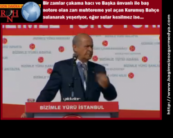 Bahçe sulanarak yeşeriyor, eğer sular kesilmez ise…