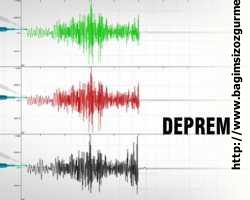 Akdeniz açıklarında deprem