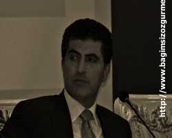 Boru döşetecek var mı? Barzani Boru döşetecek boruyu alan var mı diye reklam yapıyor...