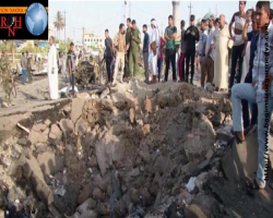 Irak'ta pazar yerine bomba