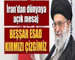  Hamaney noktayı koydu: Esad, İran için kırmızı çizgi