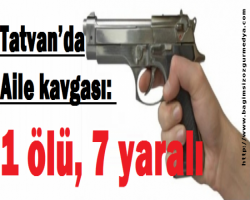 Cinnet; Tatvan’da aile kavgası: 1 ölü, 7 yaralı