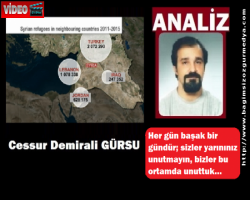 Her gün başak bir gündür; sizler yarınınız unutmayın, bizler bu ortamda unuttuk… 