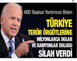Türkiye terör örgütlerine milyonlarca dolar ve kamyonlar dolusu silah verdi