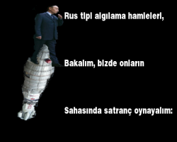  Rus tipi algılama hamleleri, bakalım, bizde onların sahasında satranç oynayalım: