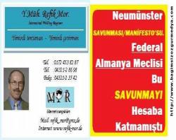 S.G; Refik Mor: SAVUNMASI/MANİFESTO'SU