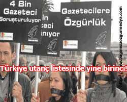 Türkiye utanç listesinde yine birinci!