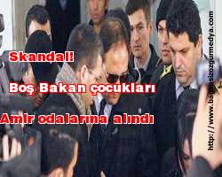 Skandal! Boş Bakan çocukları amir odalarına alındı