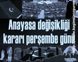 Anayasa değişikliği kararı perşembe günü
