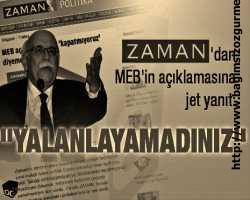 Namaz yani Zaman; Zaman'dan MEB'in açıklamasına jet yanıt...