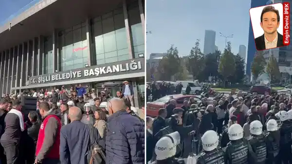 Şişli Belediyesi önünde 'işten çıkarma' protestosu!